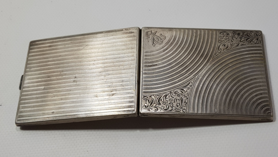 OSMANLI DÖNEMİ ALPAKA TÜTÜN TABAKASI