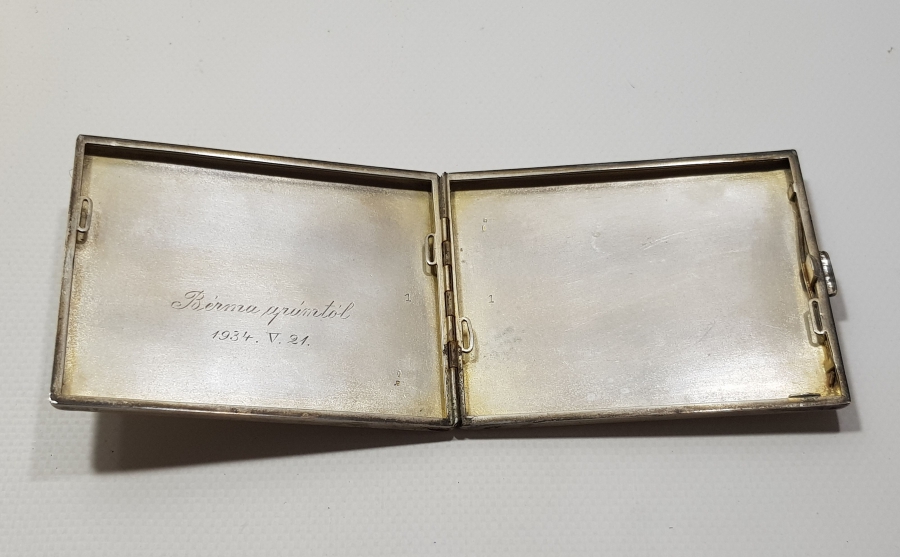 OSMANLI DÖNEMİ ALPAKA TÜTÜN TABAKASI