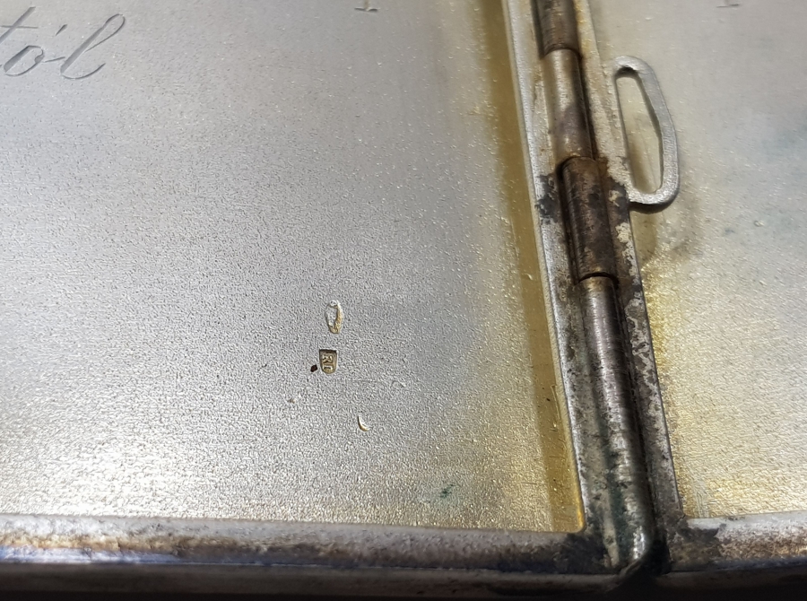 OSMANLI DÖNEMİ ALPAKA TÜTÜN TABAKASI