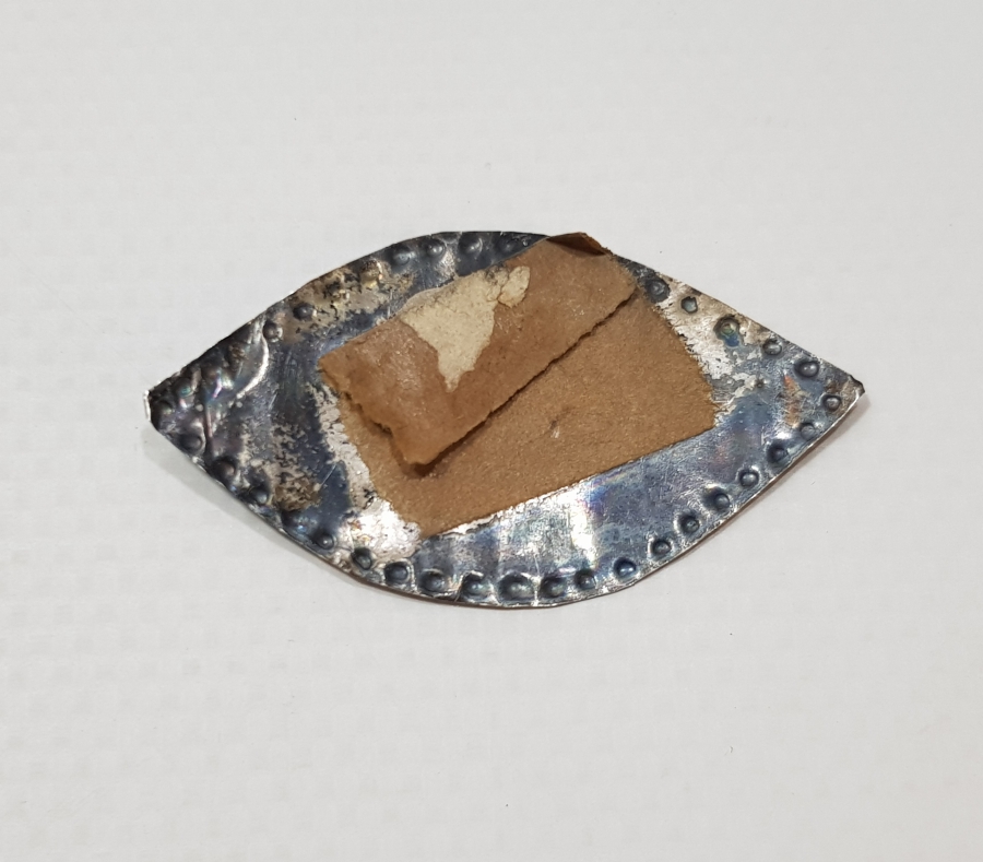 OSMANLI DÖNEMİ GÖZ FORMLU GÜMÜŞ İKONA ADAKLIĞI