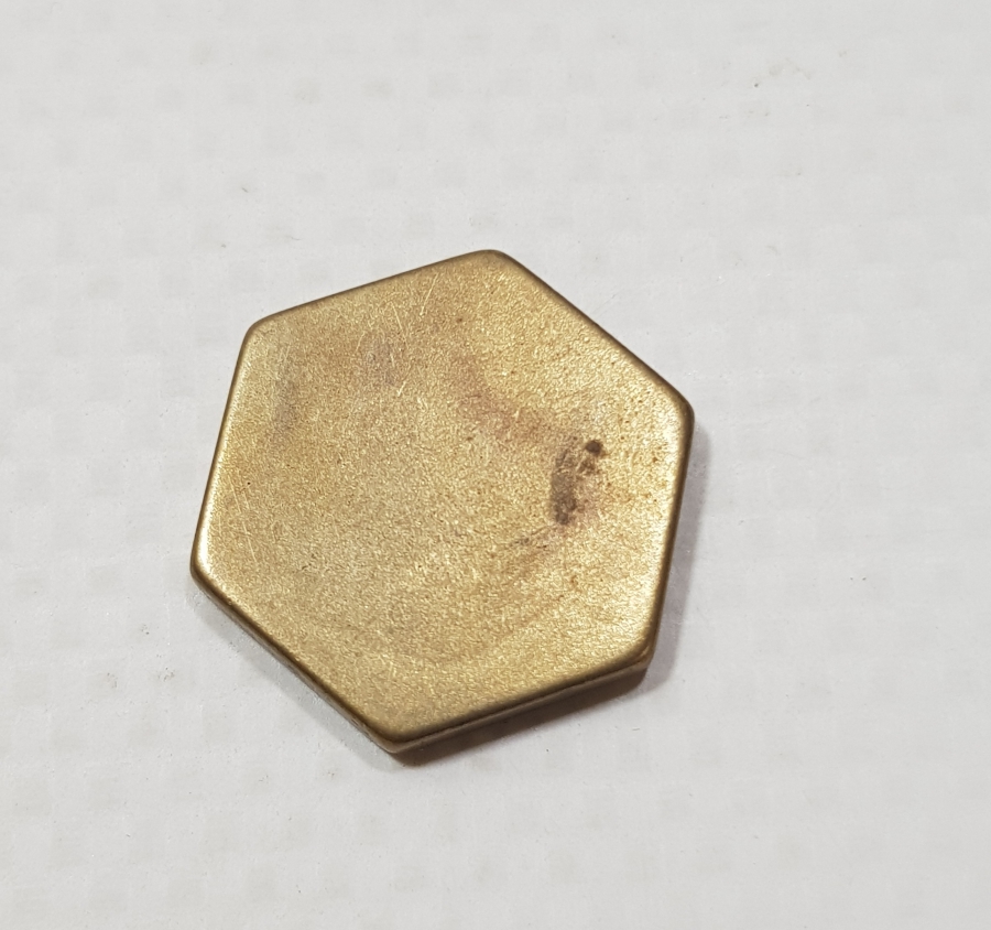 İRAN İŞİ ÜZERİ YAZILI PİRİNÇ YÜZÜK KAŞI