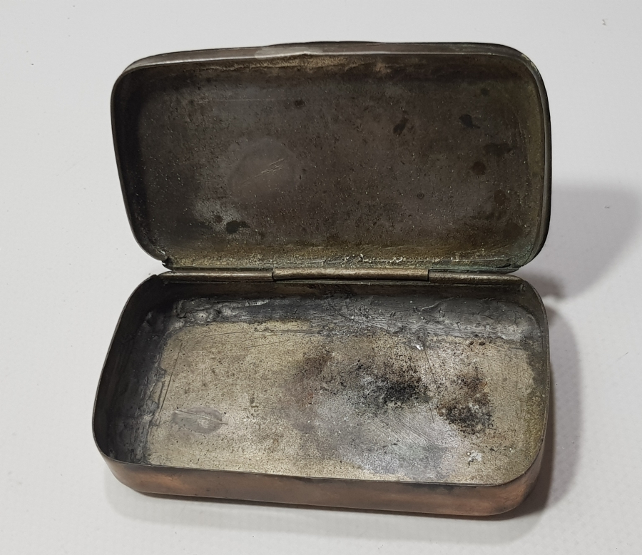 OSMANLI DÖNEMİ DÜŞÜK AYAR GÜMÜŞ TÜTÜN TABAKASI