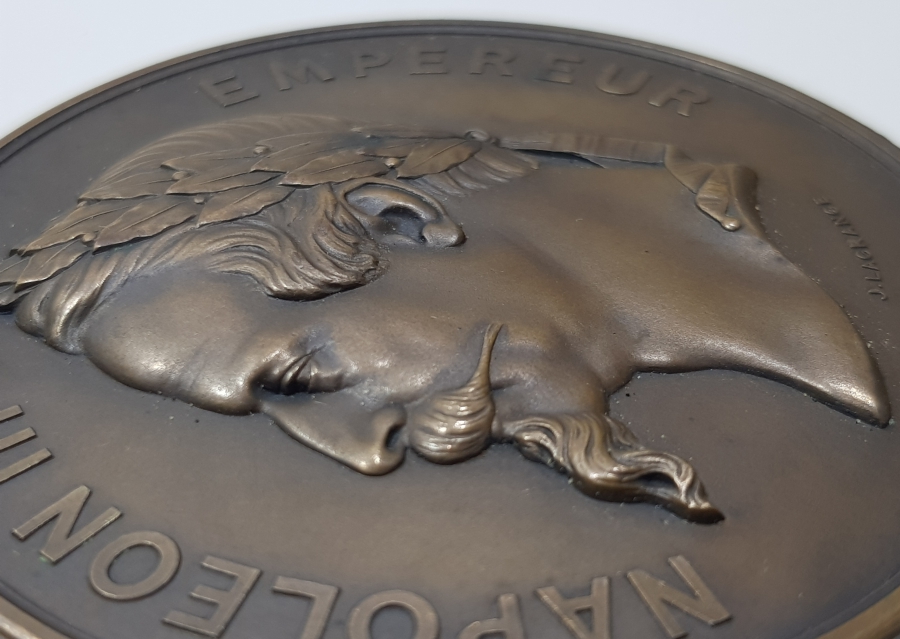 1860 TARİHLİ DEV BOY FRANSA NAPOLYON MADALYASI