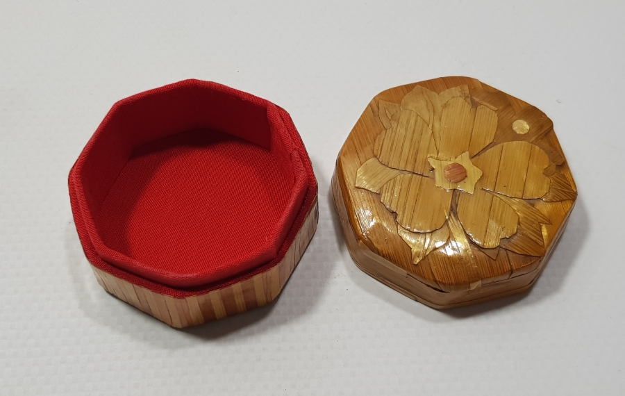 OSMANLI DÖNEMİ SAMAN İŞİ TESPİH KUTUSU