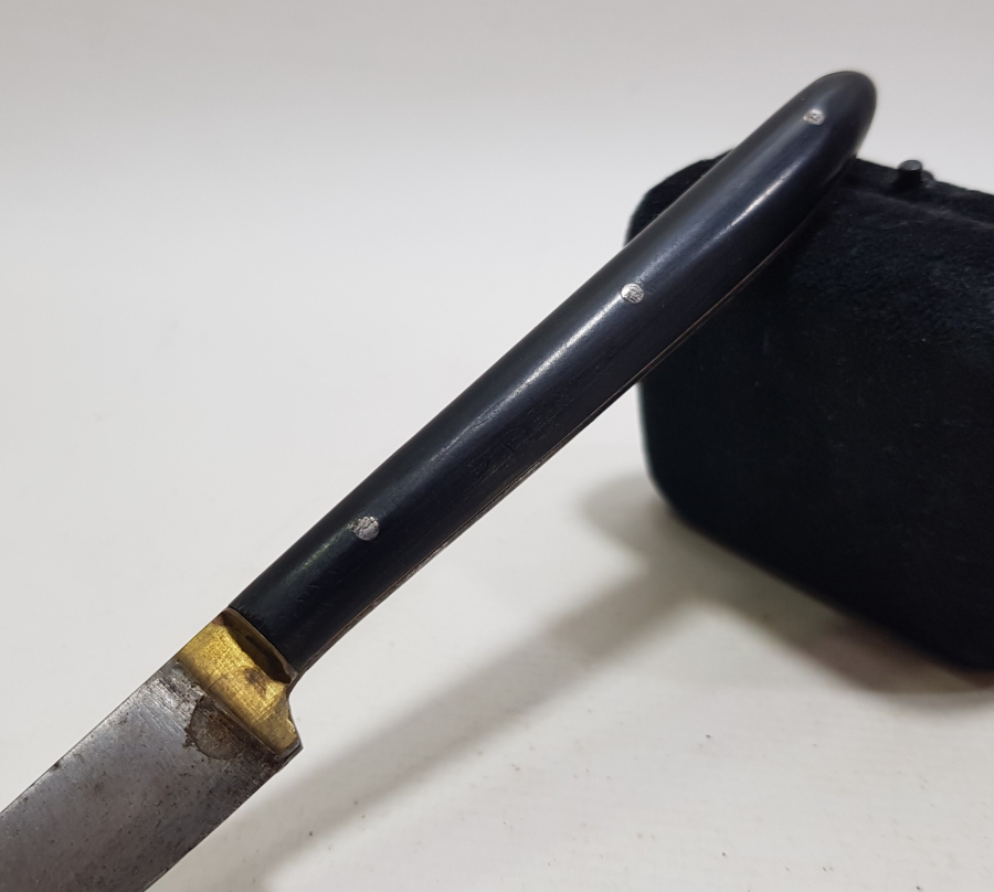 OSMANLI DÖNEMİ BOYNUZ SAPLI HATTAT BIÇAĞI - MAKTA