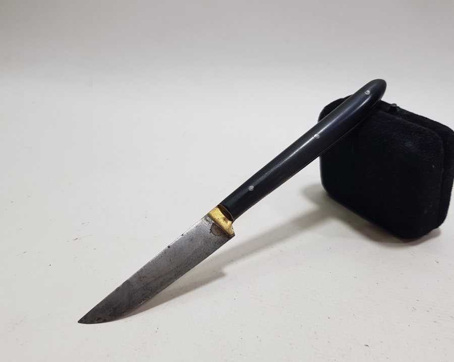 OSMANLI DÖNEMİ BOYNUZ SAPLI HATTAT BIÇAĞI - MAKTA