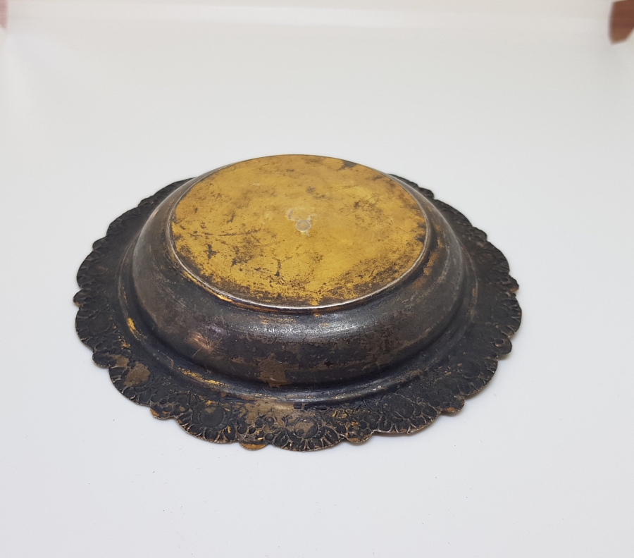 OSMANLI DÖNEMİ KALEM İŞÇİLİKLİ TUĞRALI VE ÇEŞNİLİ GÜMÜŞ İFTARİYELİK - LOKUMLUK