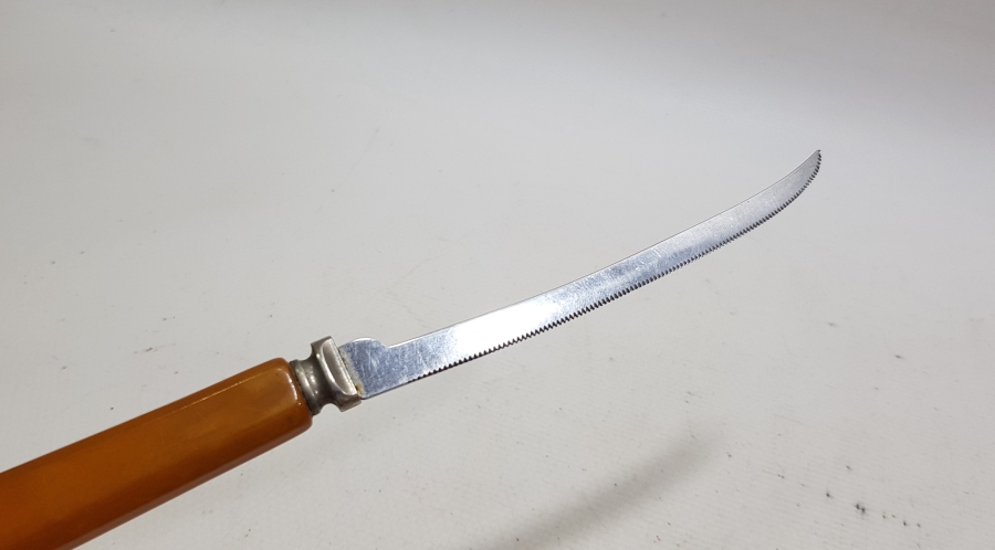 SAPI MİSKEVİ BAĞA ANTİKA PASTA BIÇAĞI