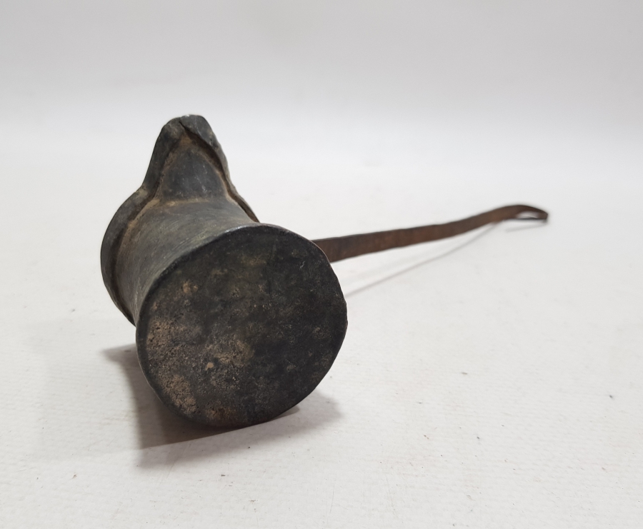 SIÇAN KUYRUĞU FORMLU OSMANLI DÖNEMİ EDİRNE İŞİ EL YAPIMI KAHVE CEZVESİ