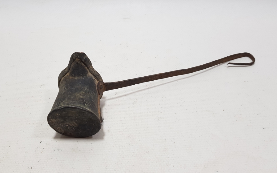 SIÇAN KUYRUĞU FORMLU OSMANLI DÖNEMİ EDİRNE İŞİ EL YAPIMI KAHVE CEZVESİ