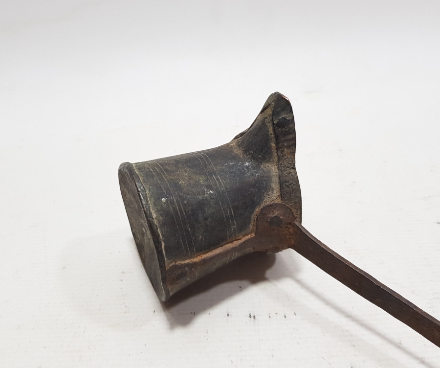 SIÇAN KUYRUĞU FORMLU OSMANLI DÖNEMİ EDİRNE İŞİ EL YAPIMI KAHVE CEZVESİ