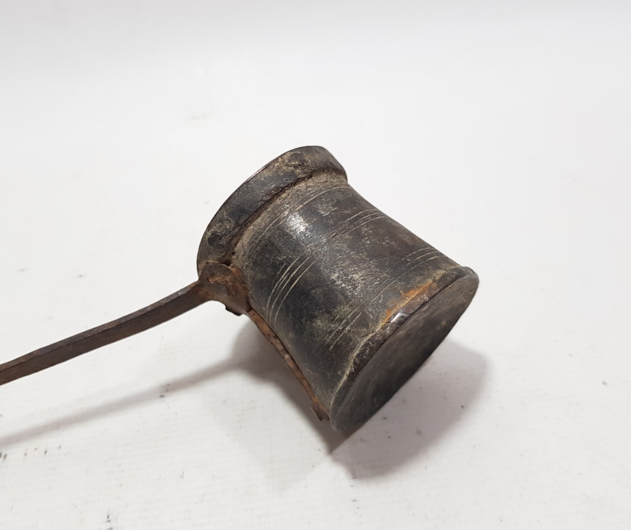 SIÇAN KUYRUĞU FORMLU OSMANLI DÖNEMİ EDİRNE İŞİ EL YAPIMI KAHVE CEZVESİ