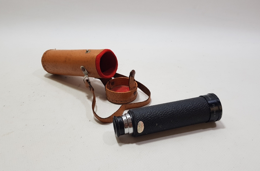 ORİJİNAL DERİ KILIFINDA ANTİKA İNGİLİZ DENİZCİ DÜRBÜNÜ