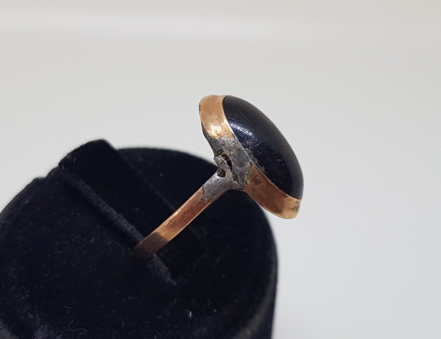 OSMANLI DÖNEMİ OLTU TAŞLI ALTIN YÜZÜK