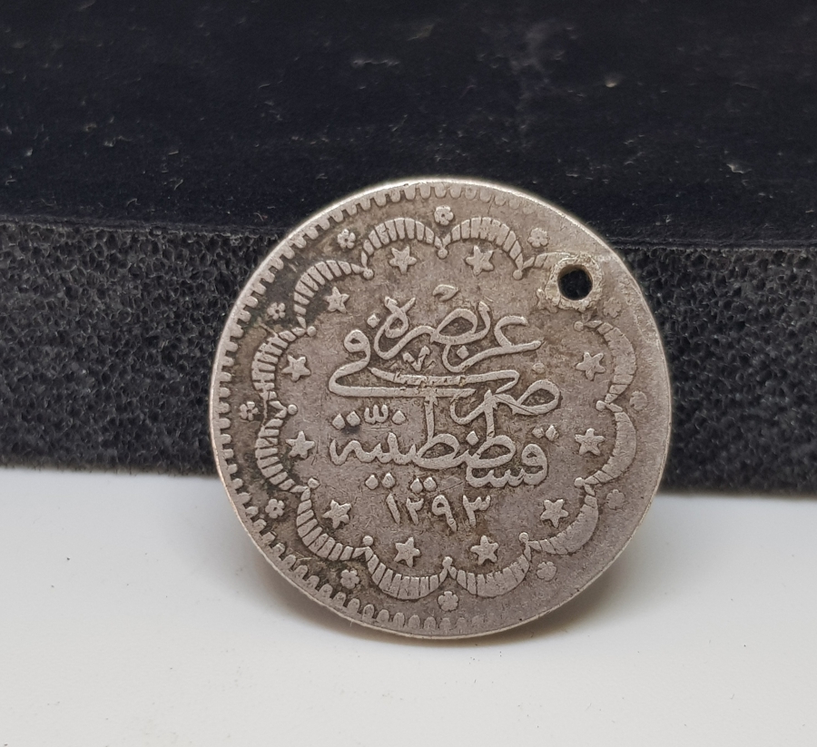 ABDÜLHAMİT HAN DÖNEMİ GÜMÜŞ 3. CÜLUS ÇOK NADİR GÜMÜŞ 5 KURUŞ