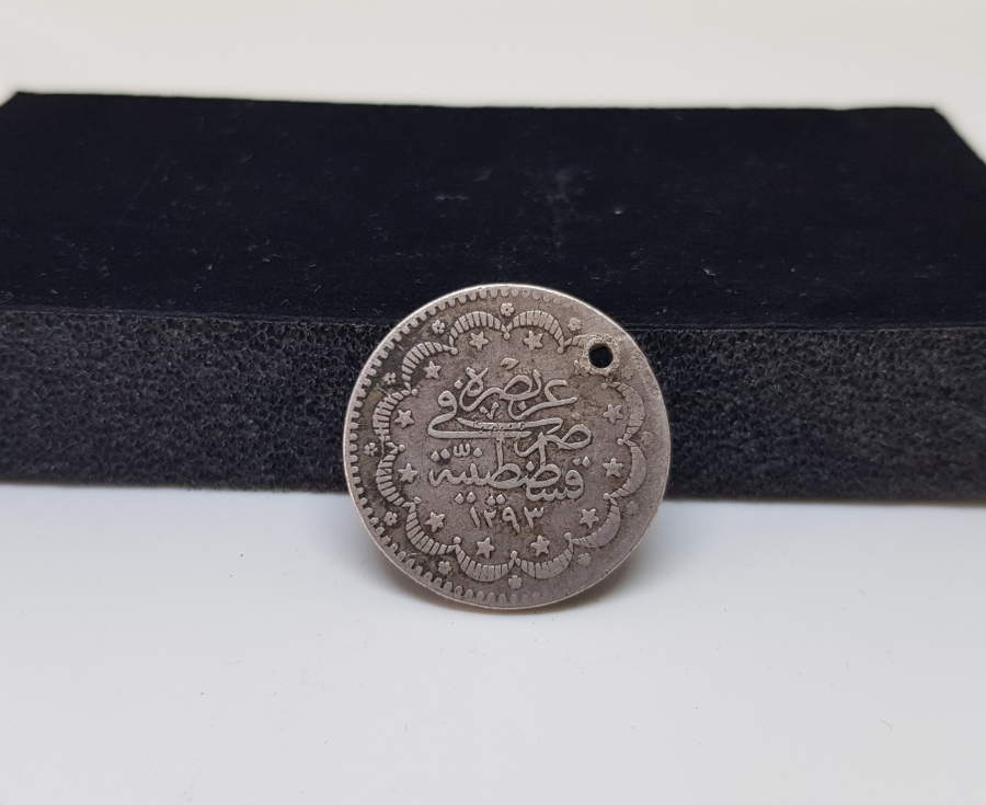 ABDÜLHAMİT HAN DÖNEMİ GÜMÜŞ 3. CÜLUS ÇOK NADİR GÜMÜŞ 5 KURUŞ