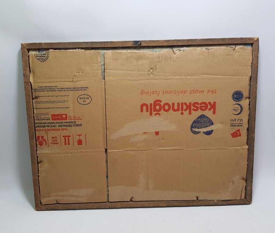 OSMANLI DÖNEMİ BÜYÜK BOY SELİMİYE CAMİ GÖRSELLİ CAM ALTI PANO