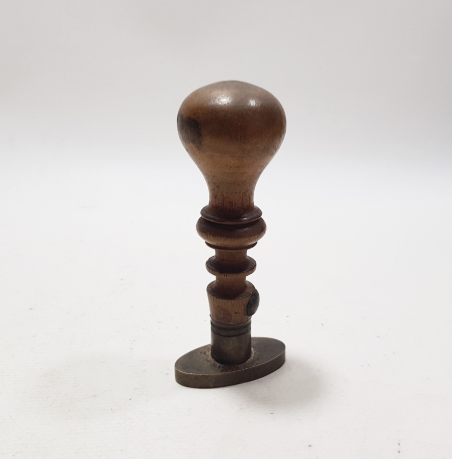 OSMANLI DÖNEMİ EL KAZIMA TÜCCAR MÜHRÜ