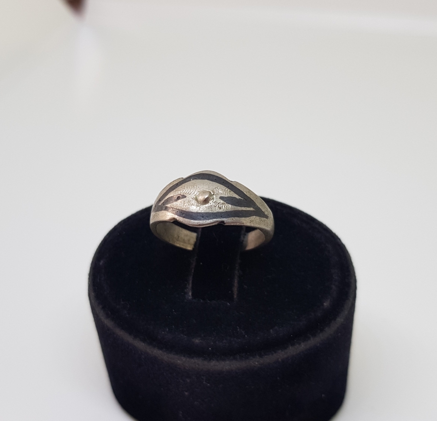 OSMANLI DÖNEMİ SAVATLI NAZAR YÜZÜĞÜ