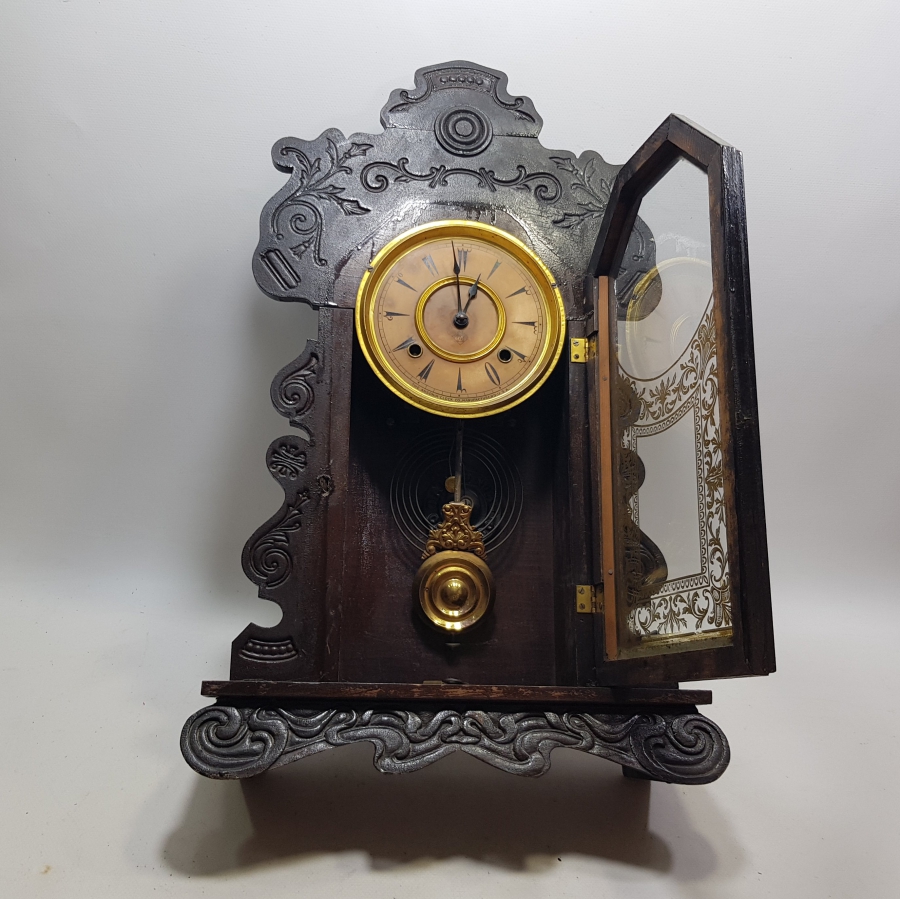 OSMANLI DÖNEMİ NADİR FORMDA BÜYÜK BOY MASA VE DUVAR SAATİ