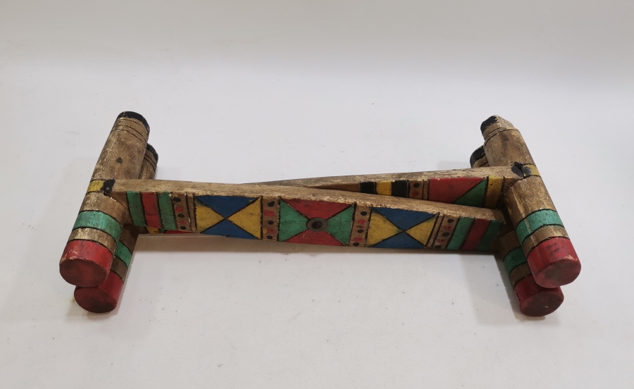 OSMANLI DÖNEMİ EL YAPIMI KÖK BOYALI AHŞAP SOFRA ALTI