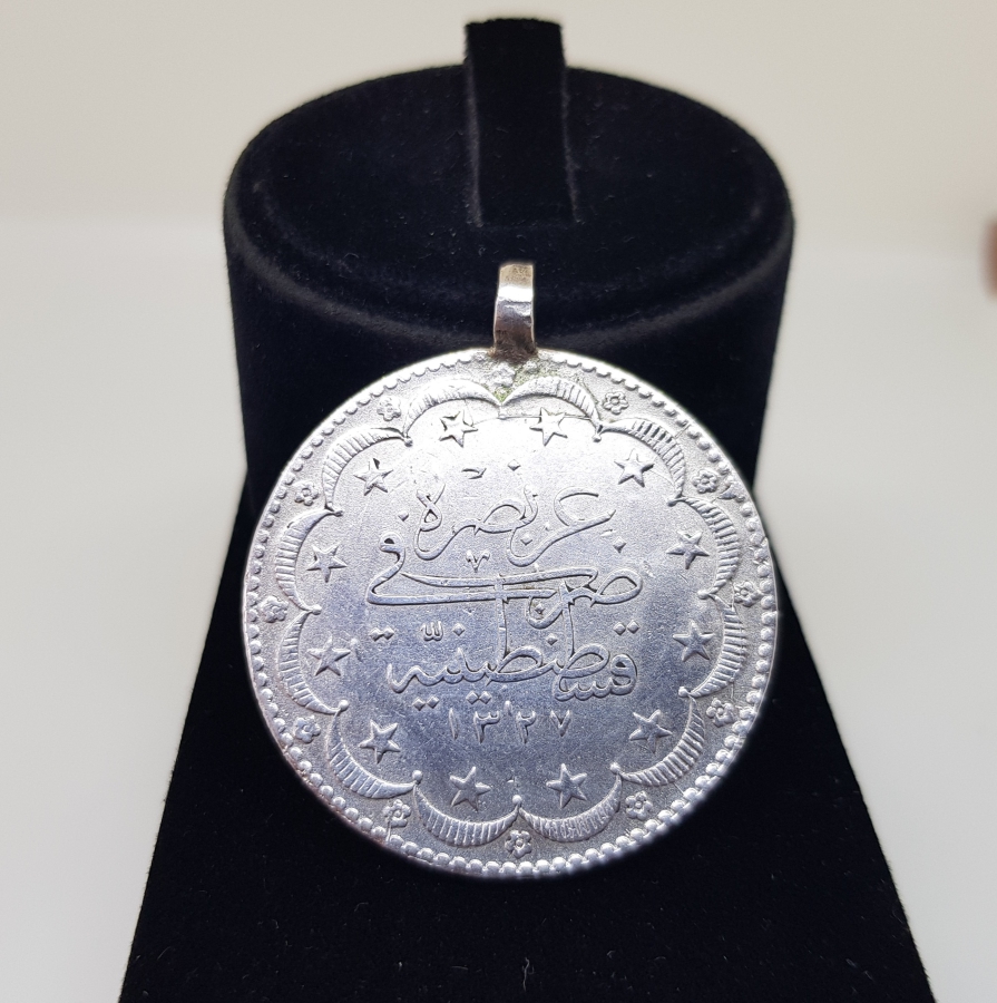 SULTAN MEHMET REŞAD DÖNEMİ 20 KURUŞ GÜMÜŞ MECİDİYE PARA