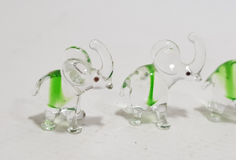 ANTİKA MURANO YEDİLİ ŞANS FİLİ TAKIMI