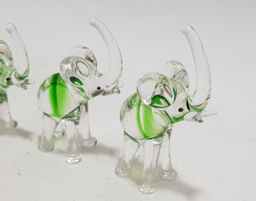 ANTİKA MURANO YEDİLİ ŞANS FİLİ TAKIMI