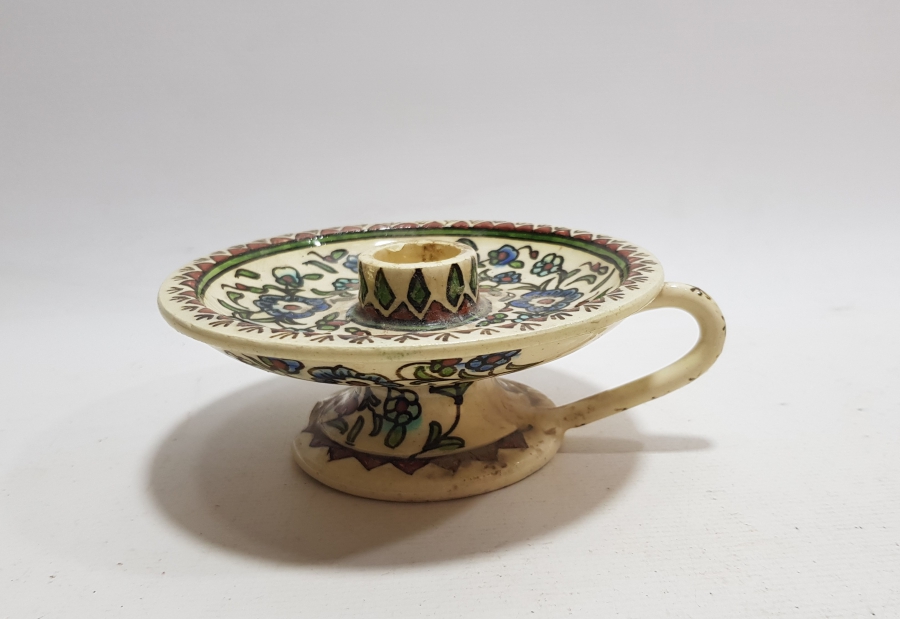 OSMANLI DÖNEMİ KÜTAHYA İŞİ ÇOK NADİR EL MUMLUĞU