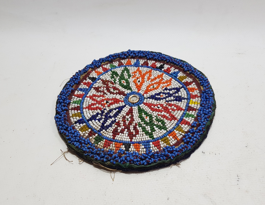 OSMANLI DÖNEMİ OPAL BONCUKLU AYNALI GELİN TEPELİĞİ