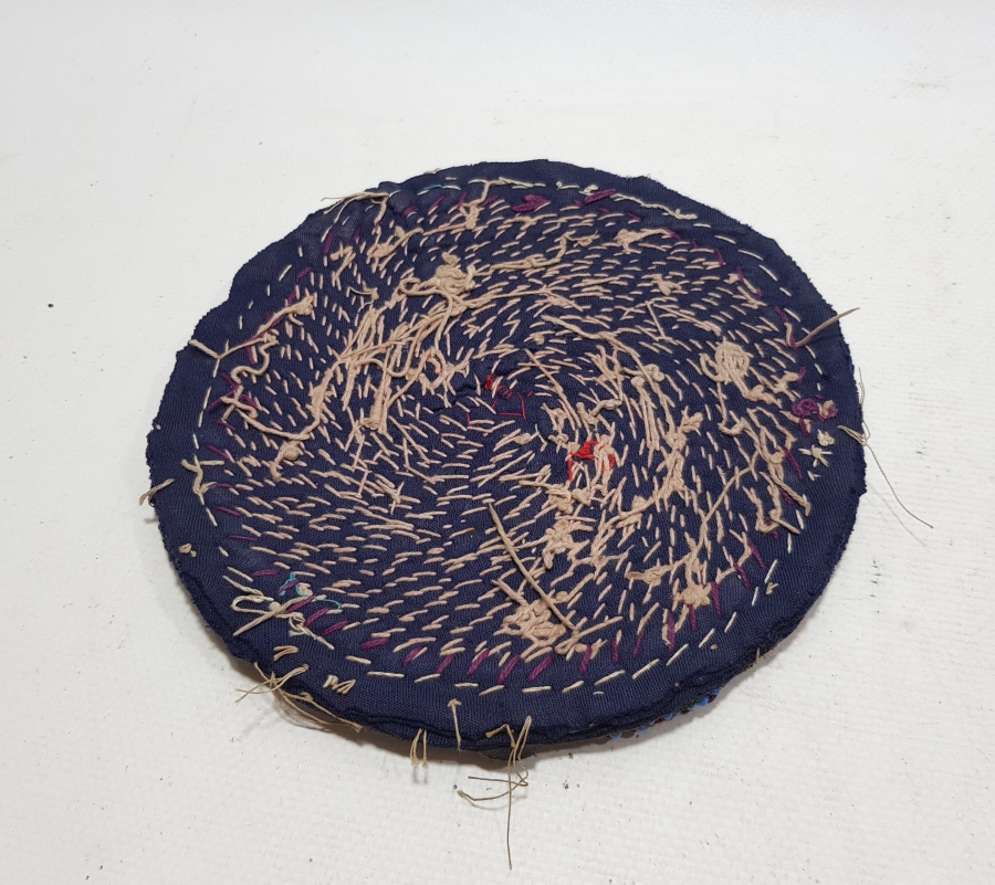 OSMANLI DÖNEMİ OPAL BONCUKLU AYNALI GELİN TEPELİĞİ