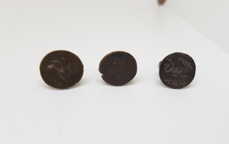 OSMANLI DÖNEMİ EL KAZIMA 3 ADET ŞAHIS MÜHRÜ