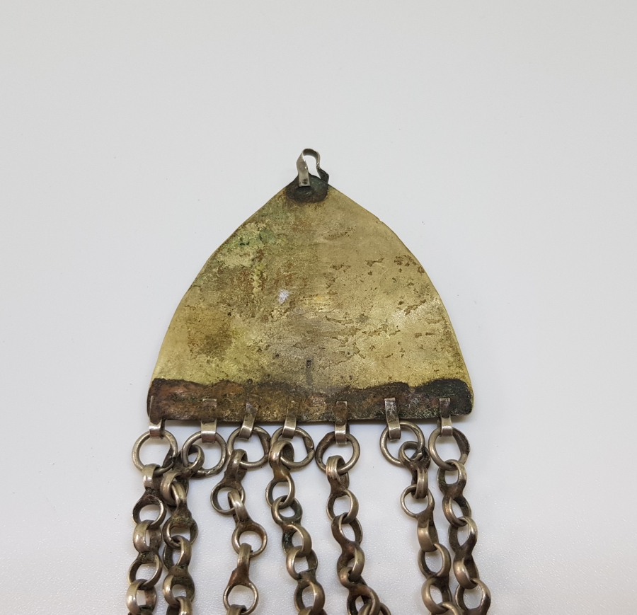 OSMANLI DÖNEMİ BÜYÜK BOY GÜMÜŞ NADİR FES SÜSÜ