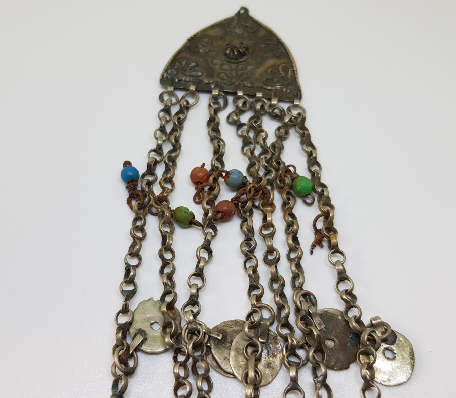 OSMANLI DÖNEMİ BÜYÜK BOY GÜMÜŞ NADİR FES SÜSÜ