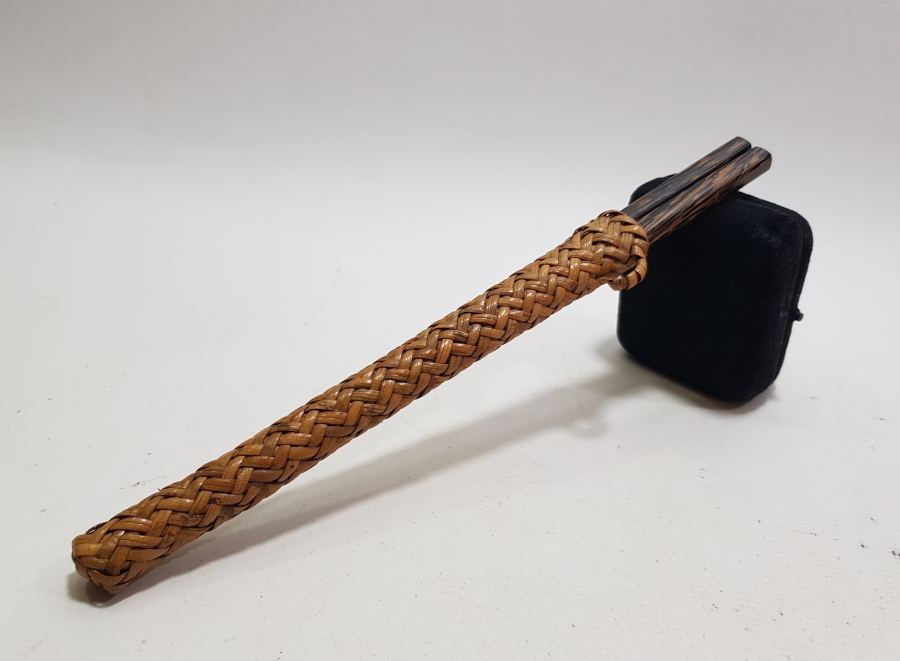 ORİJİNAL EL ÖRME HASIR KILIFINDA CHOPSTİCK TAKIMI