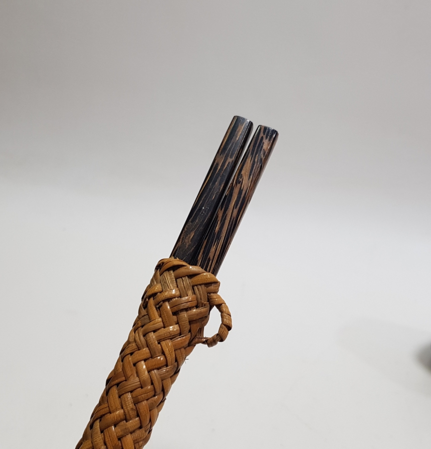 ORİJİNAL EL ÖRME HASIR KILIFINDA CHOPSTİCK TAKIMI