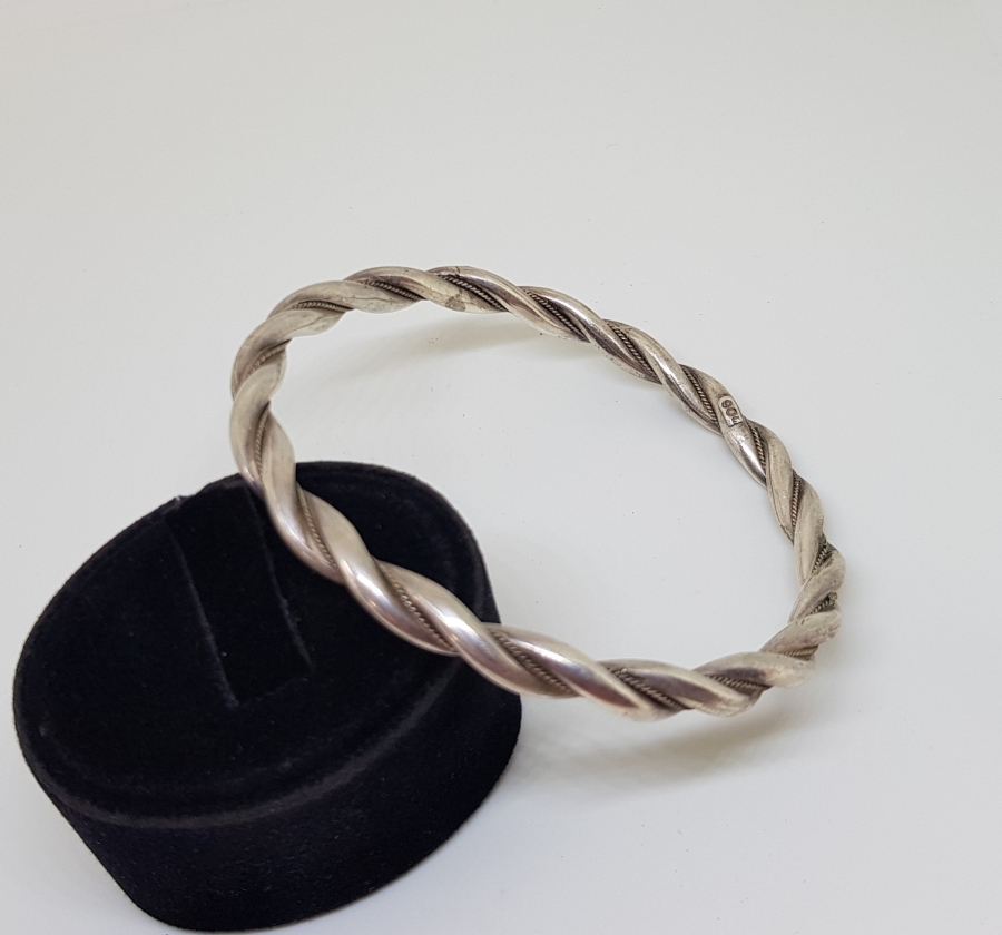 ÖZEL YAPIM GÜMÜŞ BİLEZİK