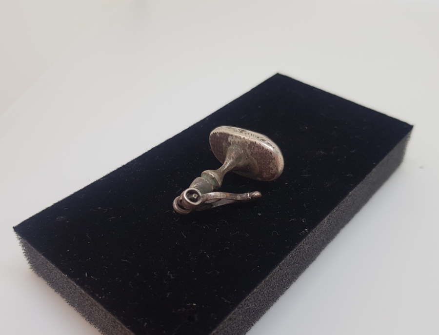 OSMANLI DÖNEMİ AKİK TAŞLI VE GÜMÜŞ TUTMAÇLI MÜHÜR