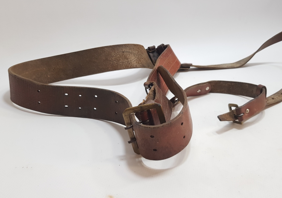 1. DÜNYA SAVAŞI DÖNEMİ ÇOK NADİR DERİ SUBAY KEMERİ