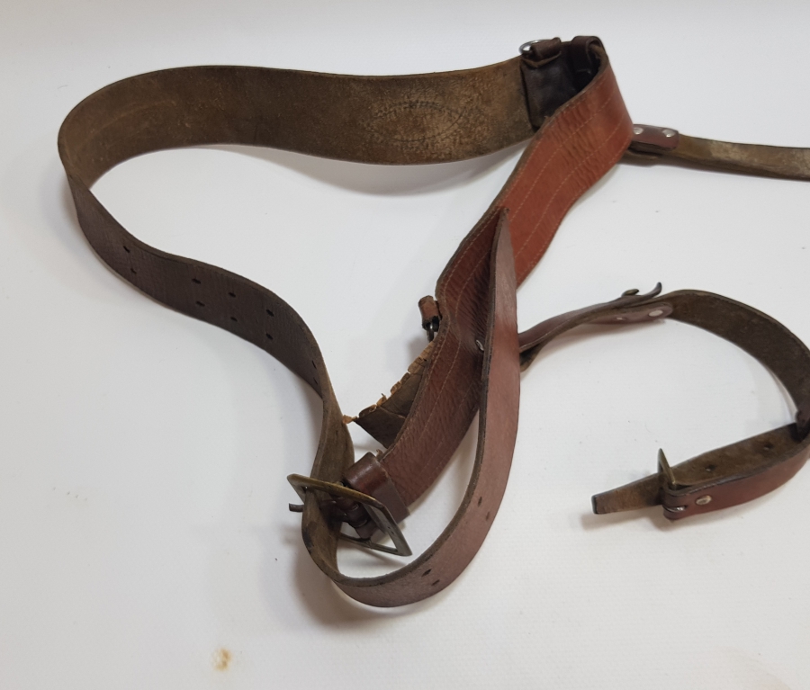 1. DÜNYA SAVAŞI DÖNEMİ ÇOK NADİR DERİ SUBAY KEMERİ