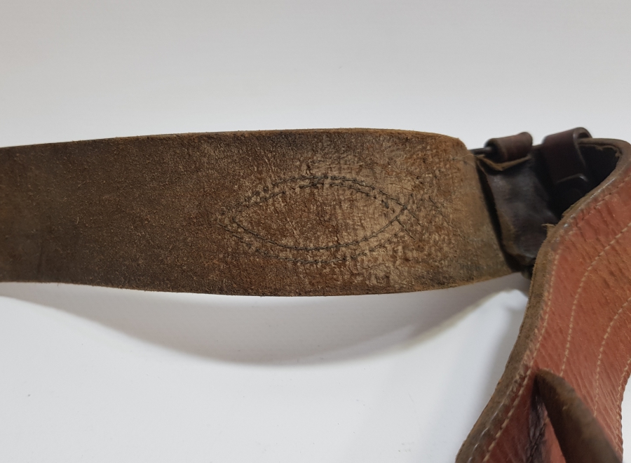 1. DÜNYA SAVAŞI DÖNEMİ ÇOK NADİR DERİ SUBAY KEMERİ