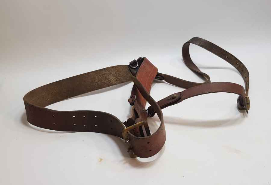 1. DÜNYA SAVAŞI DÖNEMİ ÇOK NADİR DERİ SUBAY KEMERİ