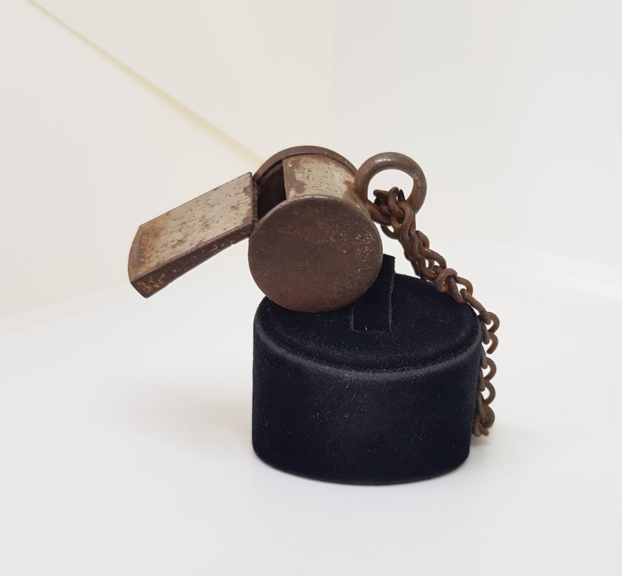 ORİJİNAL ZİNCİRİYLE İŞGAL DÖNEMİ OSMANLI POLİS DÜDÜĞÜ