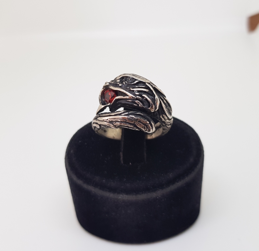 KARTAL FİGÜRLÜ GÜMÜŞ YÜZÜK