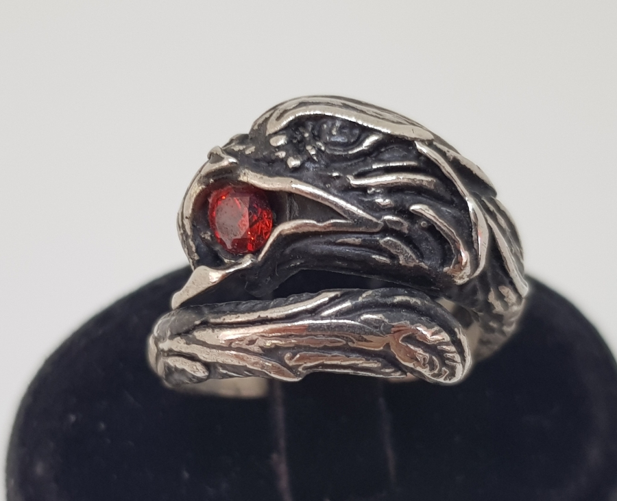 KARTAL FİGÜRLÜ GÜMÜŞ YÜZÜK