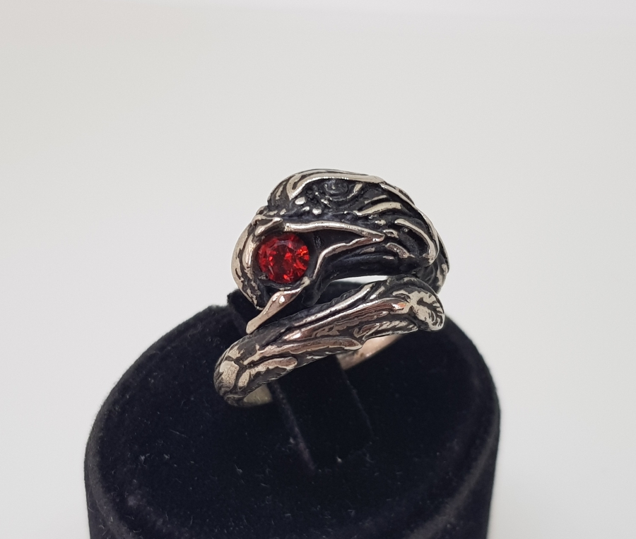 KARTAL FİGÜRLÜ GÜMÜŞ YÜZÜK