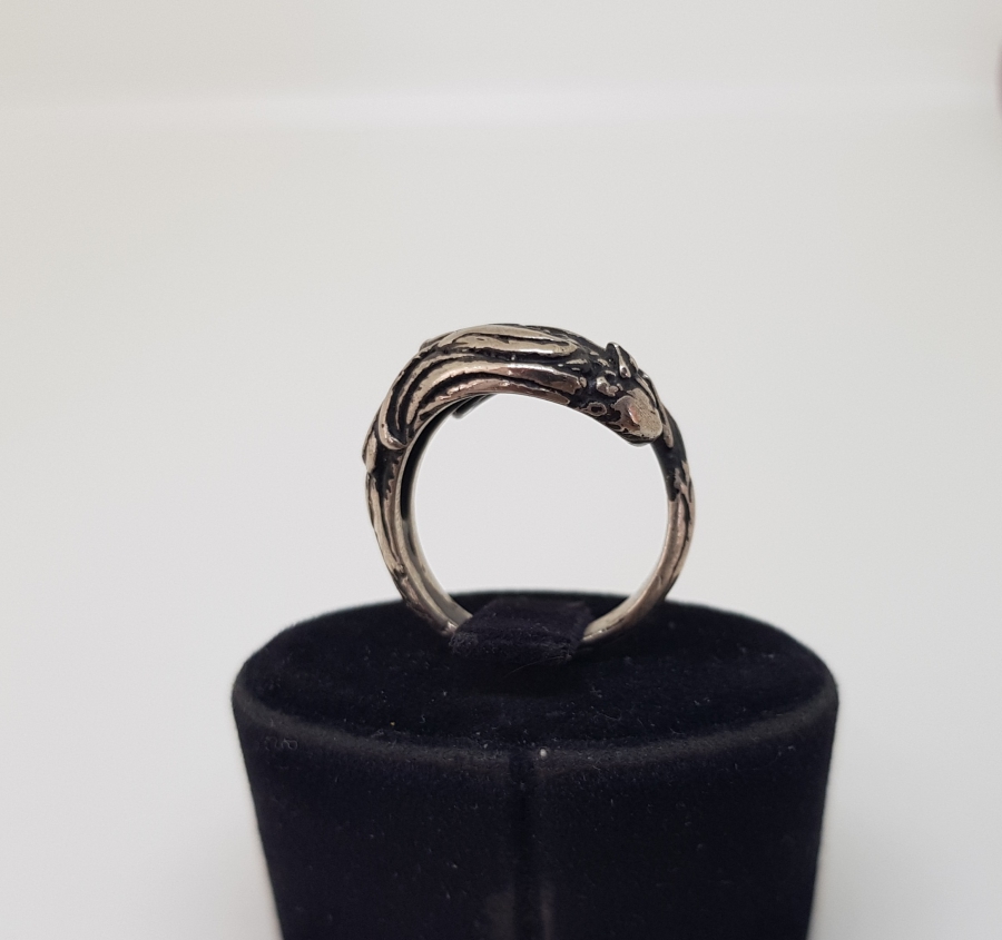 KARTAL FİGÜRLÜ GÜMÜŞ YÜZÜK