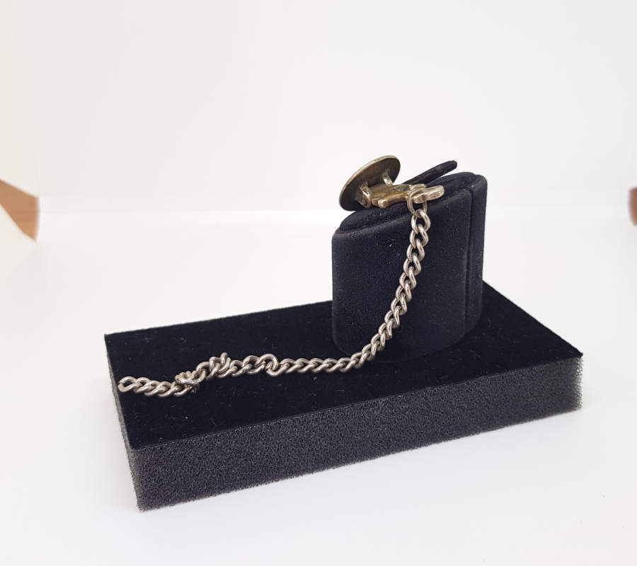 ORİJİNAL ZİNCİRİYLE GÜNEŞ FORMLU EL KAZIMA HAKKAK İŞİ ŞAHIS MÜHRÜ