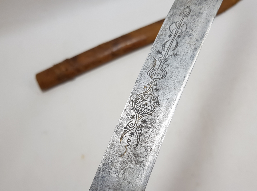 ORİJİNAL KININDA OSMANLI DÖNEMİ ÇOK NADİR YENİÇERİ LEVENT KILICI