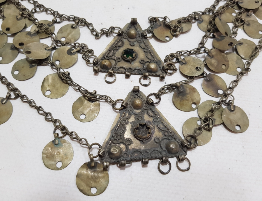 OSMANLI DÖNEMİ BÜYÜK BOY CINGILLI GELİN ALINLIĞI